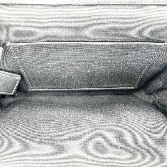 🖤 Coach Black Leather Kisslock Frame Wristlet Clutch - Picture 5 of 7